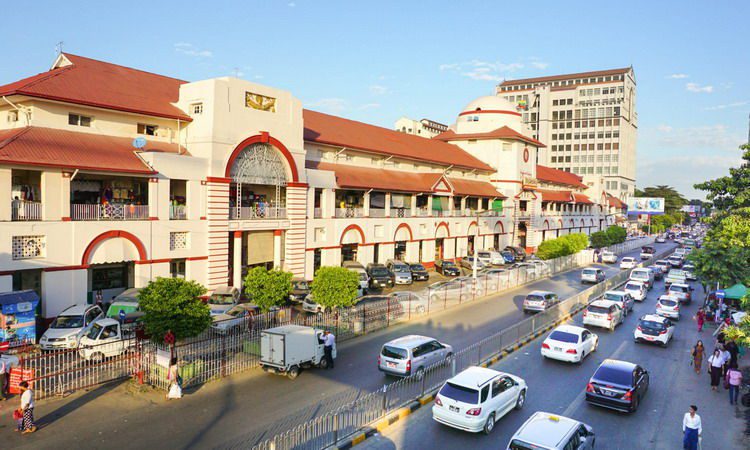 Bogyoke Market – one of the busiest markets in Myanmar